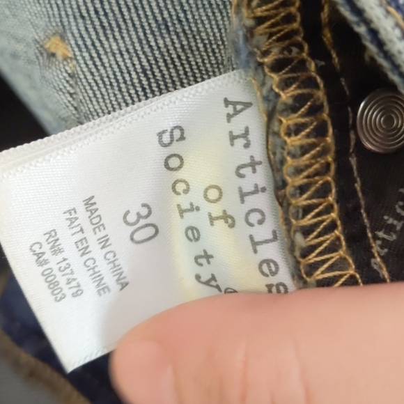 Articles of society high rise straight jeans 11 - Picture 3 of 4